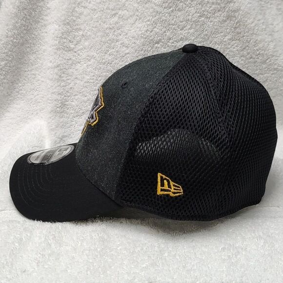 New Era Blue 39THIRTY Pittsburgh Penguins Scuba Stretchfit Hat - New - Picture 3 of 8